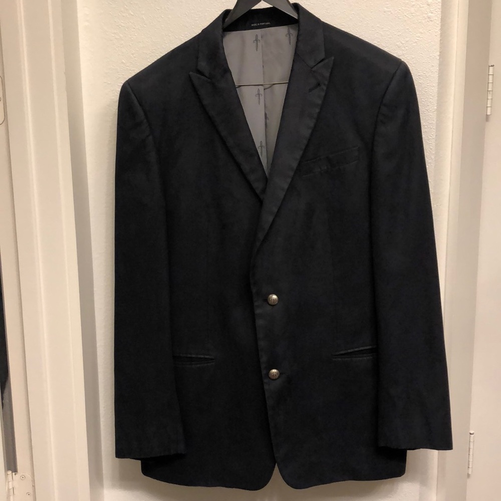 John Varvatos navy blazer
